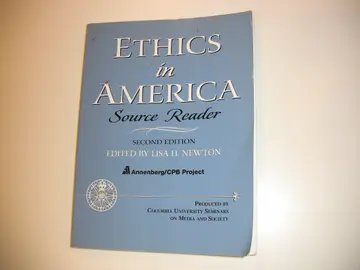 Cover of Ethics in America - Source Reader