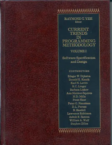 Cover of Current Trends in Programming Methodology