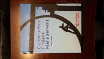 Cover of Construction Project Management