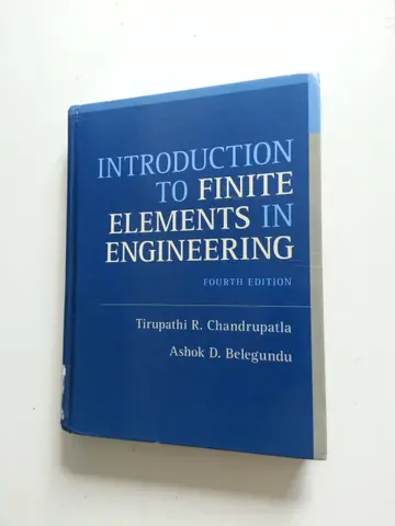 Cover of Introduction to Finite Elements in Engineering