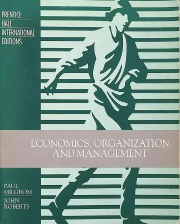 Cover of Economics, Organization and Management