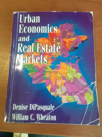 Cover of Urban Economics and Real Estate Markets