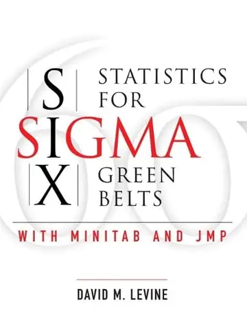 Cover of Statistics for Six Sigma Green Belts with Minitab and JMP