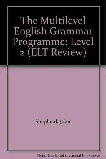 Cover of The Multilevel English Grammar Programme