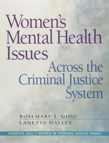 Cover of Women's Mental Health Issues Across the Criminal Justice System