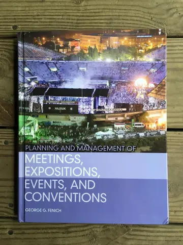Cover of Planning and Management of Meetings, Expositions, Events and Conventions
