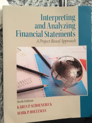 Cover of Interpreting and Analyzing Financial Statements