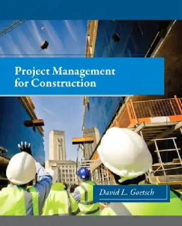 Cover of Project Management for Construction