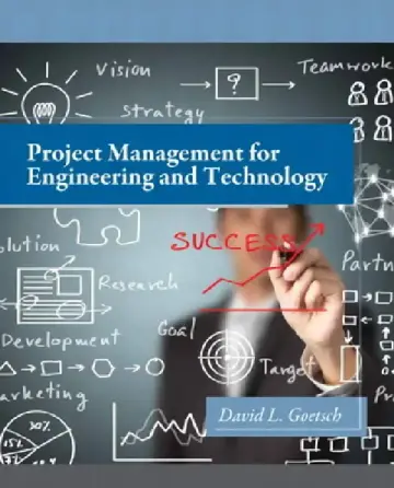 Cover of Project Management for Engineering and Technology