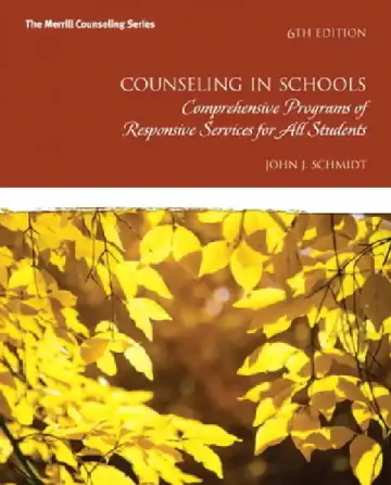Cover of Counseling in Schools