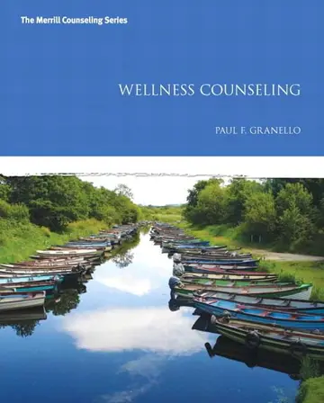 Cover of Wellness Counseling
