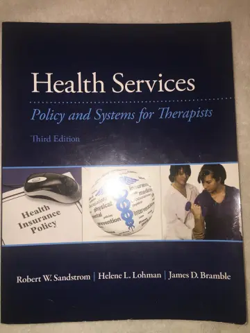 Cover of Health Services