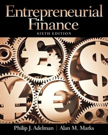 Cover of Entrepreneurial Finance