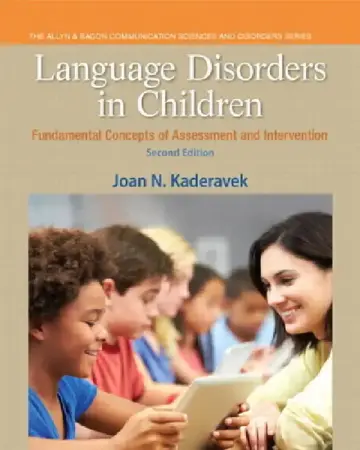 Cover of Language Disorders in Children