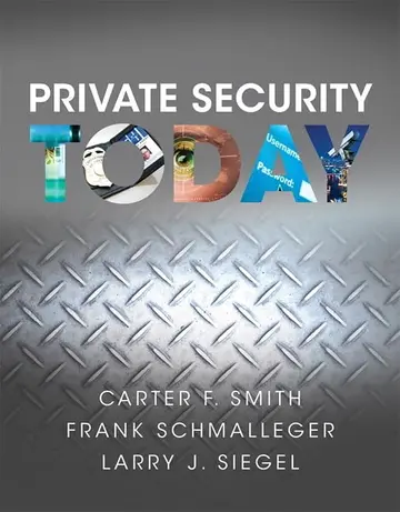 Cover of Private Security Today
