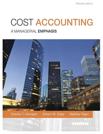 Cover of Cost Accounting