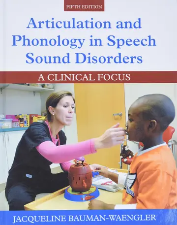 Cover of Articulation and Phonology in Speech Sound Disorders