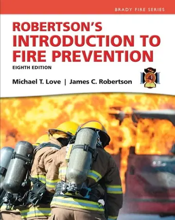 Cover of Robertson's Introduction to Fire Prevention