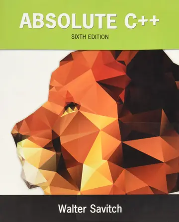 Cover of Absolute C++
