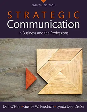Cover of Strategic Communication in Business and the Professions