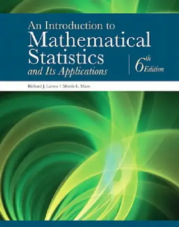 Cover of An Introduction to Mathematical Statistics and Its Applications
