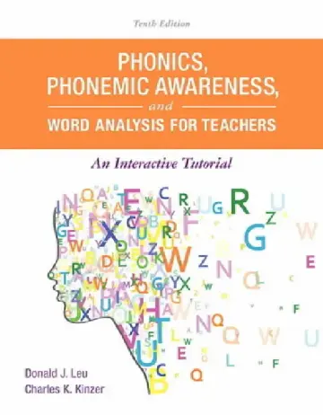 Cover of Phonics, Phonemic Awareness, and Word Analysis for Teachers