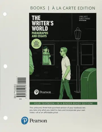 Cover of The Writer's World
