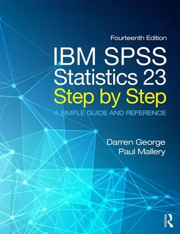 Cover of IBM SPSS Statistics 23 Step by Step