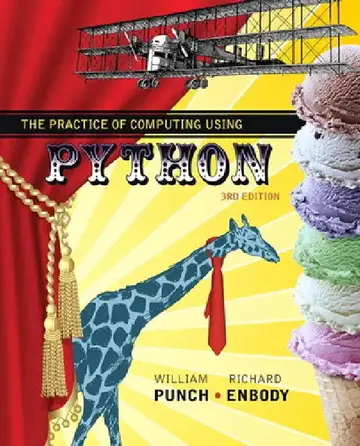 Cover of The Practice of Computing Using Python