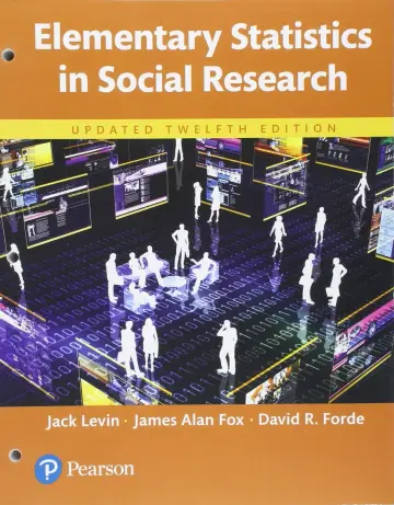 Cover of Elementary Statistics in Social Research
