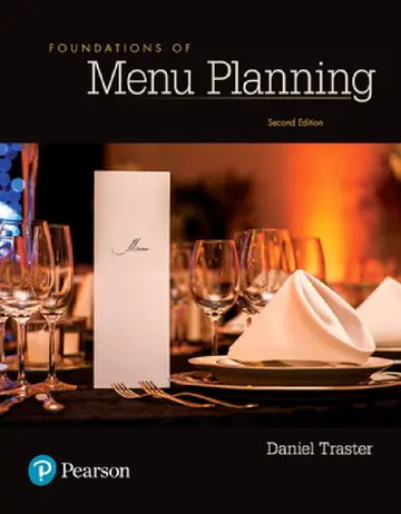 Cover of Foundations of Menu Planning