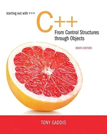 Cover of Starting Out with C++ from Control Structures to Objects