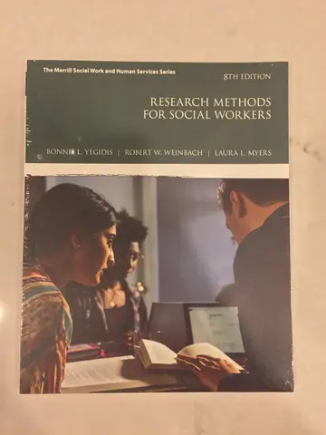 Cover of Research Methods for Social Workers