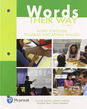 Cover of Word Sorts for Syllables and Affixes Spellers