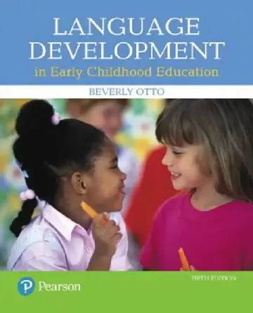Cover of Language Development in Early Childhood Education