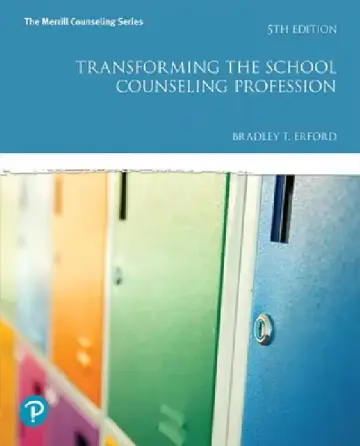 Cover of Transforming the School Counseling Profession