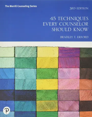 Cover of 45 Techniques Every Counselor Should Know