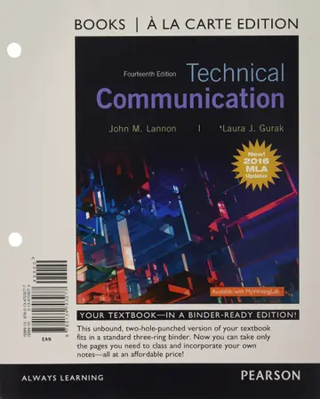 Cover of Technical Communication