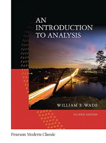 Cover of Introduction to Analysis, an (Classic Version)