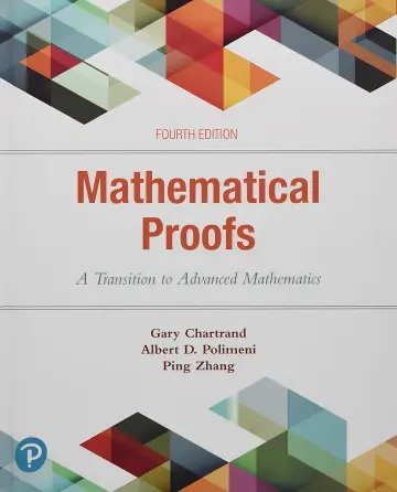 Cover of Mathematical Proofs. A Transition to Advanced Mathematics 4
