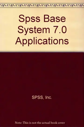 Cover of SPSS Base 7.0 Applications Guide