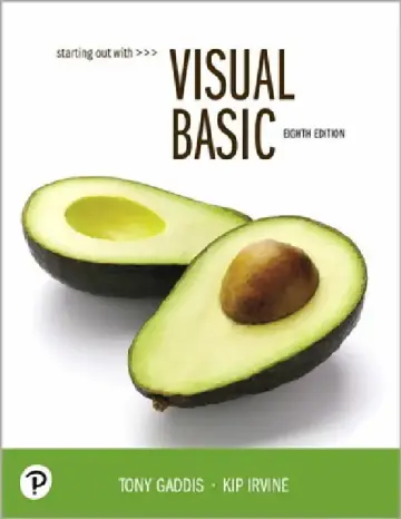 Cover of Starting Out with Visual Basic