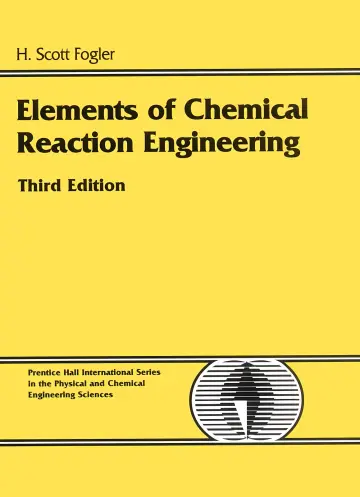Cover of Elements of Chemical Reaction Engineering