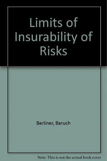 Cover of Limits of Insurability of Risks