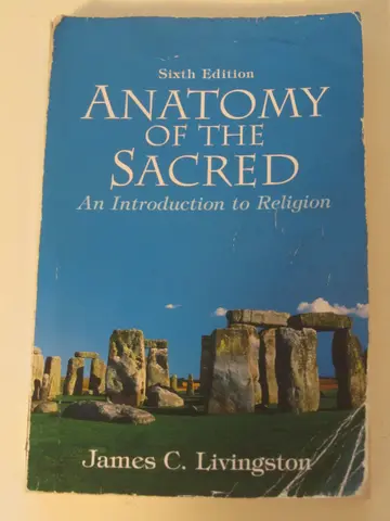 Cover of Anatomy of the Sacred