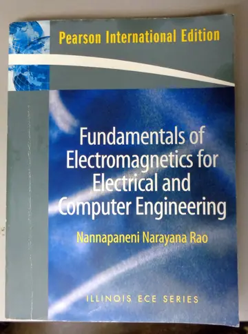 Cover of Fundamentals of Electromagnetics for Electrical and Computer Engineering