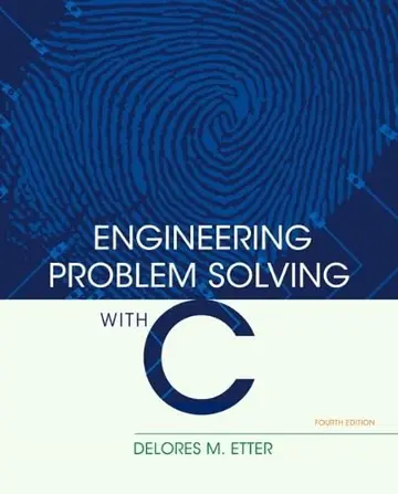 Cover of Engineering Problem Solving with C