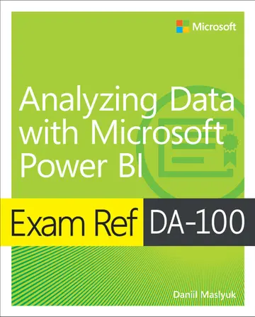Cover of Exam Ref Da-100 Analyzing Data with Microsoft Power Bi
