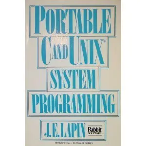 Cover of Portable C. and Unix Systems Programming