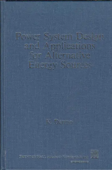 Cover of Power System Design Applications for Alternative Energy Sources